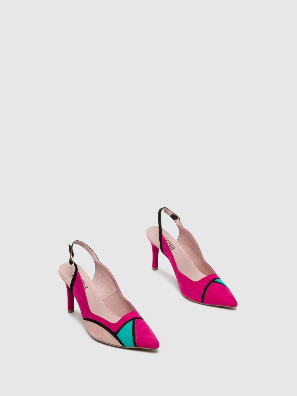 Foreva Sapatos Stilettos em Taupe Rosa